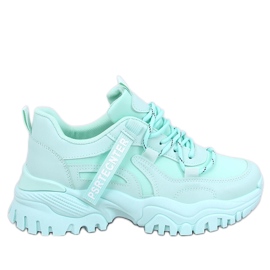 Zelené tenisky na klínku Bains zelený