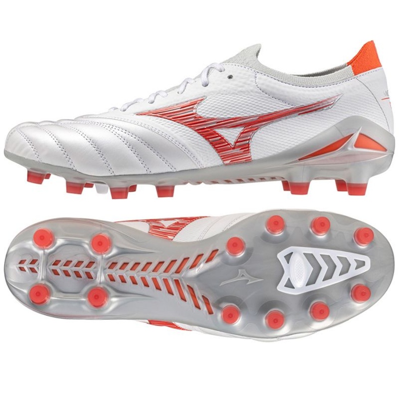 Kopačky Mizuno Morelia Neo Vi Beta Japan Mix Md M P1GA244060 bílý