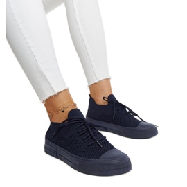 Námořnicky modré lehké sportovní tenisky značky Senaida modrý