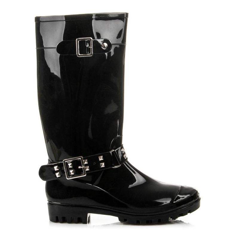 Holínky do deště s odepínací přezkou černá Holínky do deště s odepínací přezkou černá