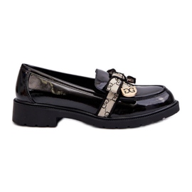 Patent Women's Brogues Mokasíny S.Barski HY330A Black černý