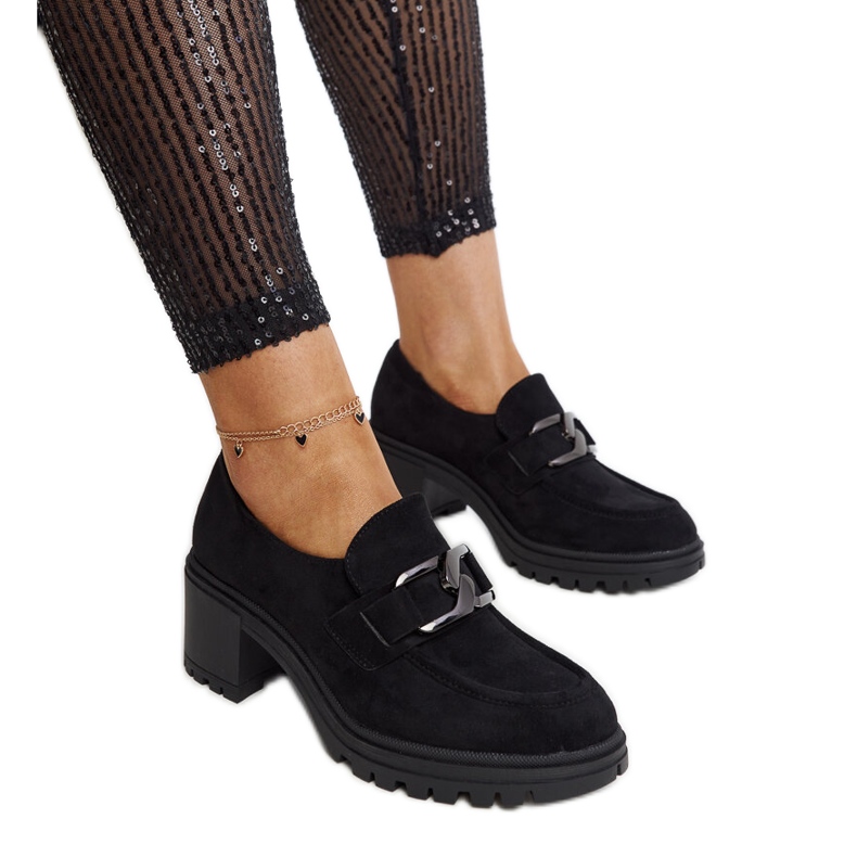 Vinceza Černé boty s koženou vsadkou od Vincezy černá Vinceza Černé boty s koženou vsadkou od Vincezy černá