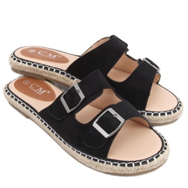 Mainské černé espadrilky černá