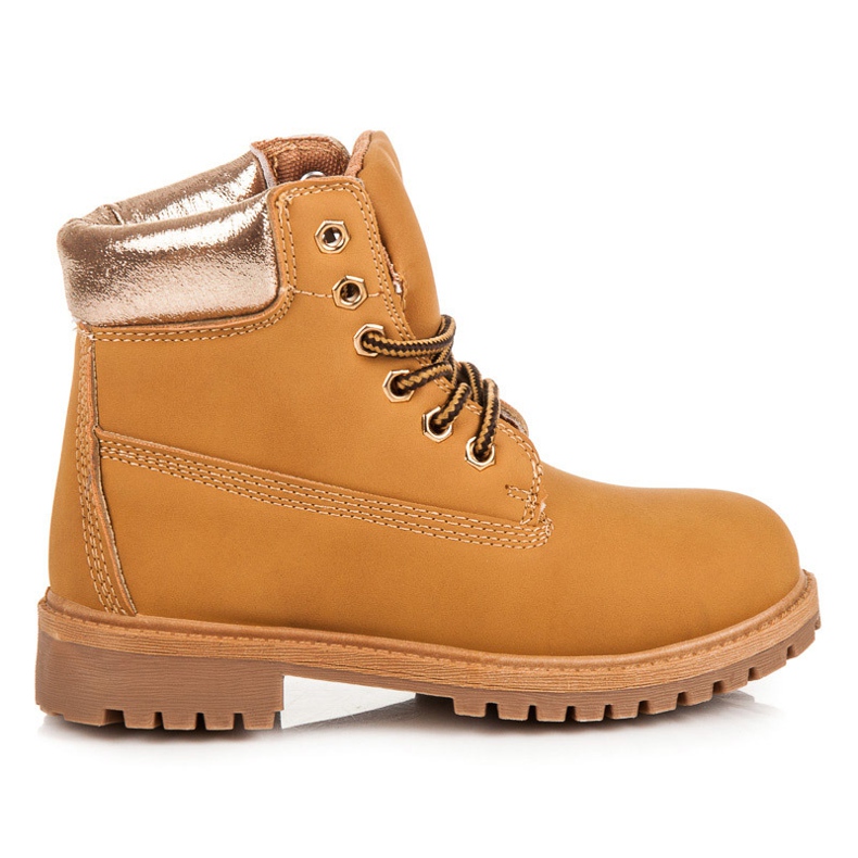 Via Giulia  Traperki pro dívku hnědý