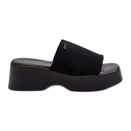 Dámské žabky Big Star NN274021 Black černá Dámské žabky Big Star NN274021 Black černá