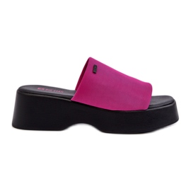 Dámské žabky Big Star NN274026 Fuchsia růžový Dámské žabky Big Star NN274026 Fuchsia růžový