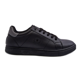 Pánské nízké tenisky Eco Leather Big Star NN174284 Black černý
