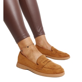 Hnědé semišové mokasíny Nibras hnědý