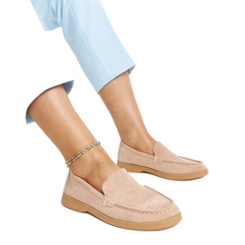 Béžové semišové boty značky Rumay béžový