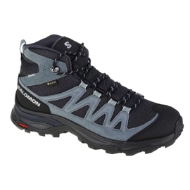 Boty Salomon X Ward Leather Mid Gtx W 471820 černý
