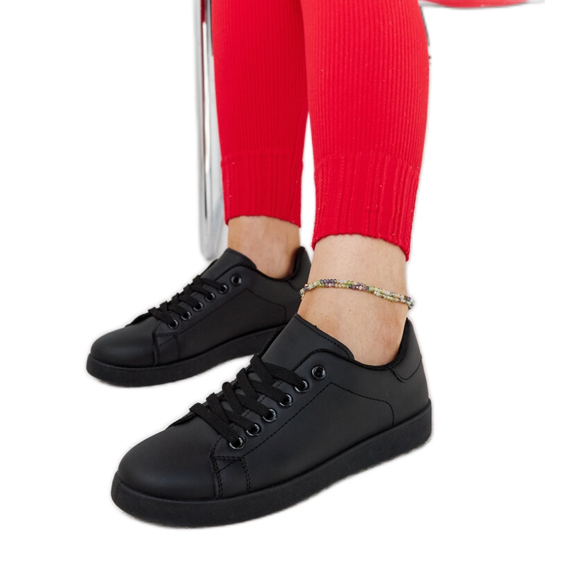 Černé tenisky na platformě Birikti černá Černé tenisky na platformě Birikti černá