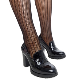 Černé lakované lodičky na vysokém podpatku Licoletta černá