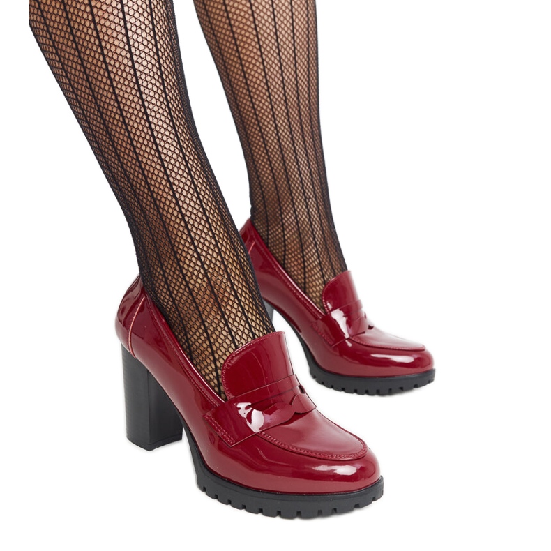 Červené lakované lodičky na vysokém podpatku Licoletta Červené lakované lodičky na vysokém podpatku Licoletta