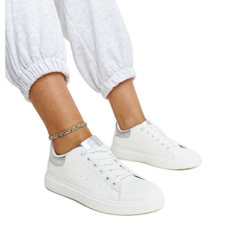 Bílé tenisky na platformě Ariam bílý