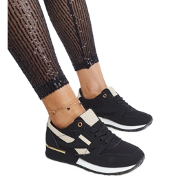 Černé tenisky na platformě Rosilda černý