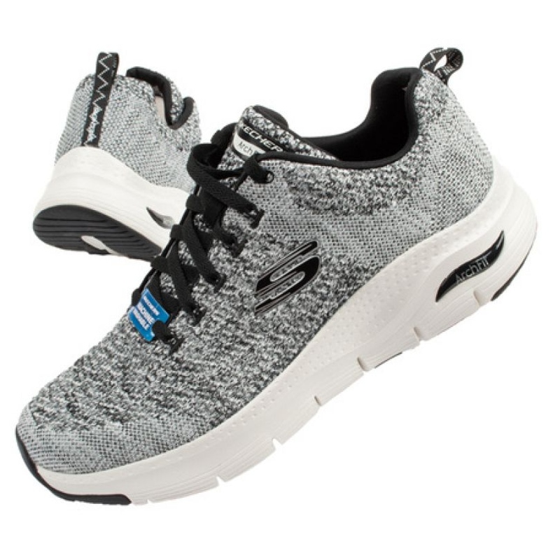 Boty Skechers Arch Fit 232041/WBK šedá