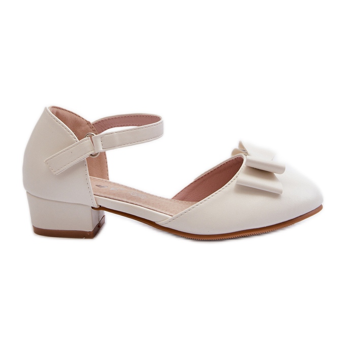 Dívčí bílé Andarifa Baletní Byty S Mašlí bílý Dívčí bílé Andarifa Baletní Byty S Mašlí bílý
