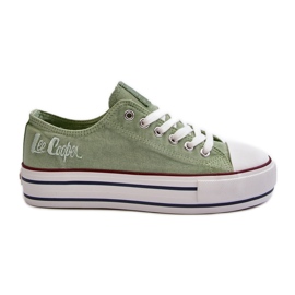 Dámské tenisky se silnou podrážkou Lee Cooper LCW-24-31-2217 zelená zelený