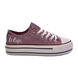 Dámské tenisky se silnou podrážkou Lee Cooper LCW-24-31-2219 fialová