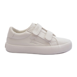 Dětské tenisky na suchý zip Big Star NN374007 White bílý