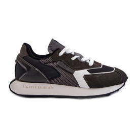 Pánské sportovní tenisky Memory Foam System Big Star NN174347 Black černá Pánské sportovní tenisky Memory Foam System Big Star NN174347 Black černá