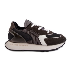 Dámské tenisky na platformě Memory Foam Big Star Platform NN274683 Black černý