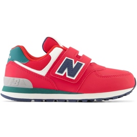 Boty New Balance PV574CU červený