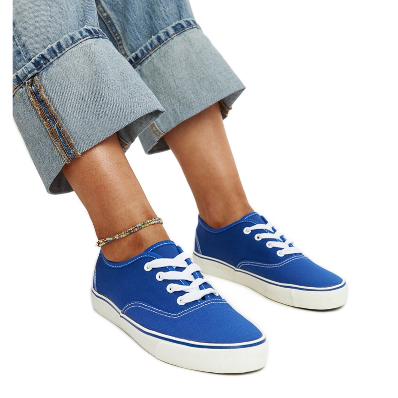 Modré klasické tenisky Erla modrý