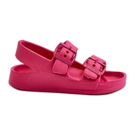 Lehké dětské sandály s přezkami Big Star NN374540 Fuchsia růžový