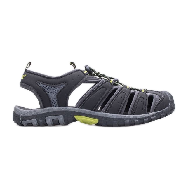 Sandály HI-TEC Eritio AVSSS21-HT-02 BLACK/LIME černá