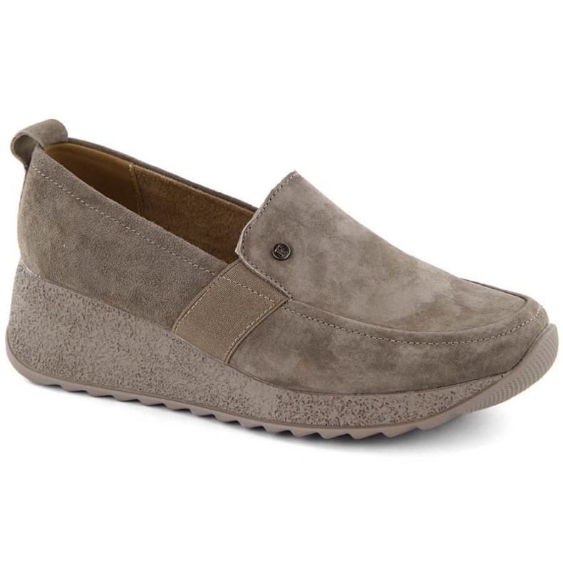 Filippo W PAW523 kožené semišové boty taupe