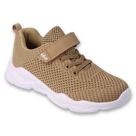 Befado mládežnické sporty se suchým zipem 516Q348 béžová béžový Befado mládežnické sporty se suchým zipem 516Q348 béžová béžový