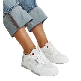 Bílé dámské tenisky Cross Jeans bílý Bílé dámské tenisky Cross Jeans bílý