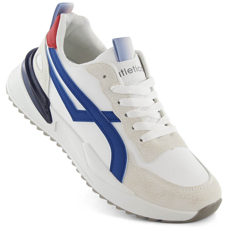 Pánská bílá šněrovací sportovní obuv Atletico 23721 bílý