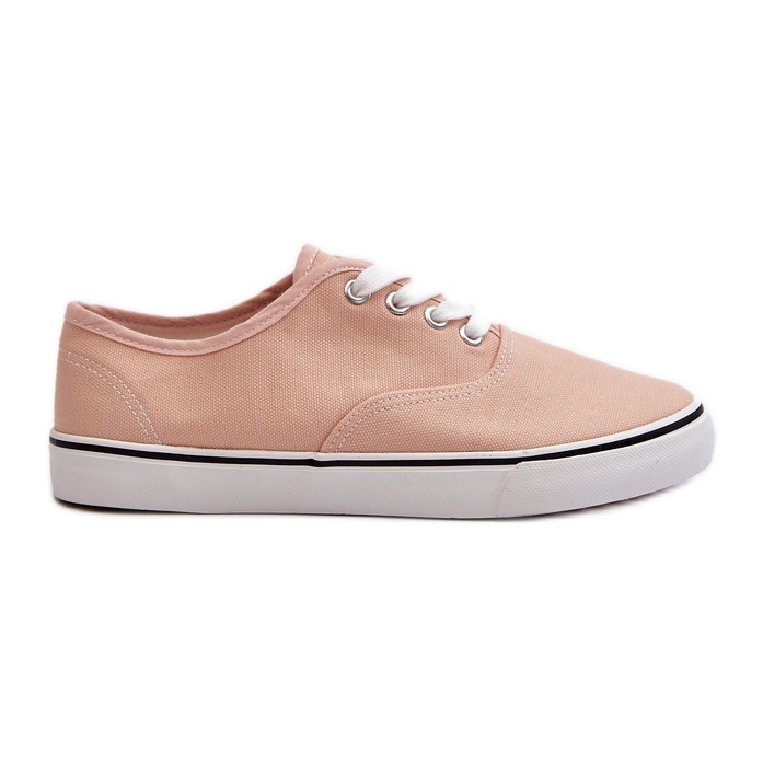 Klasické Dámské Sneakers Sneakers Pink Olvali růžový