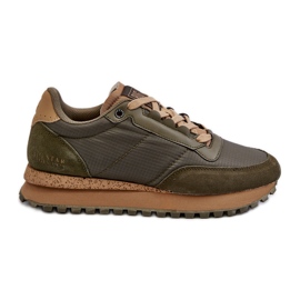 Pánské tenisky Memory Foam System Big Star NN174325 Khaki zelený