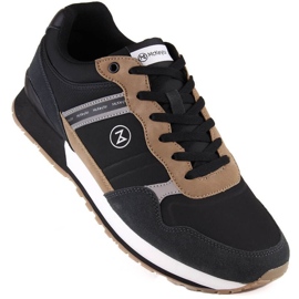 Kožená sportovní obuv McKeylor JAN289A, černá Kožená sportovní obuv McKeylor JAN289A, černá