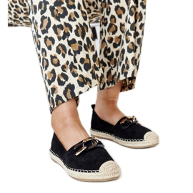 Černé espadrilky s řetízkem od Radwana černý