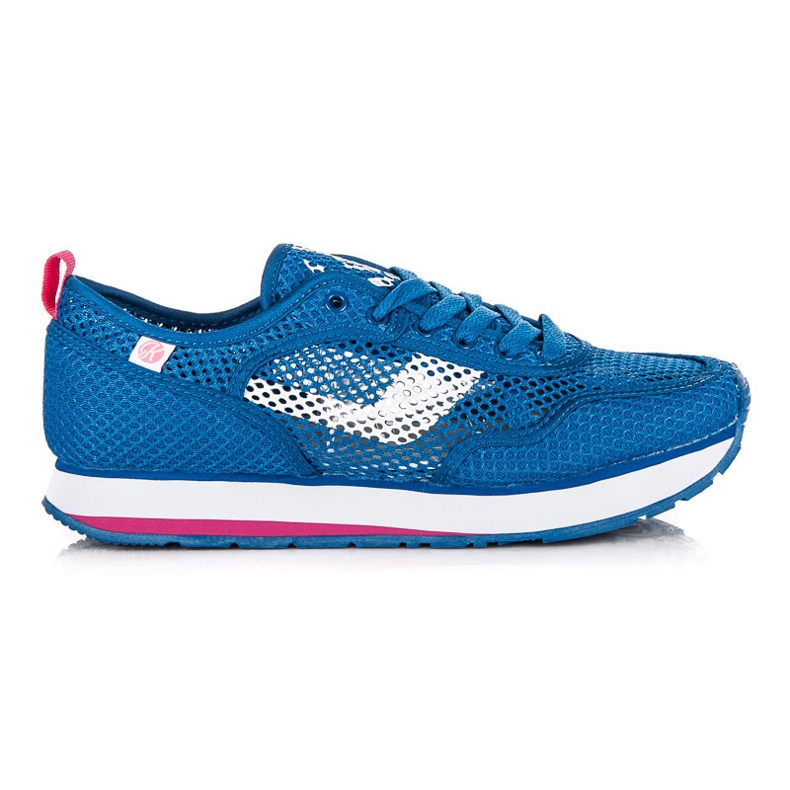 Kylie Sportovní síťovaná obuv bílý modrý růžový Kylie Sportovní síťovaná obuv bílý modrý růžový