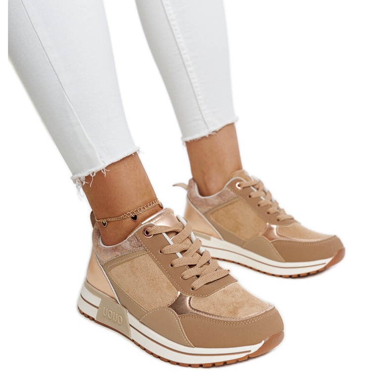 Hnědé tenisky na platformě Kerttu hnědý