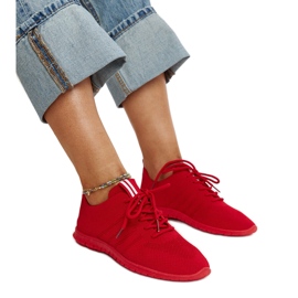 Červené sportovní tenisky Shukornia