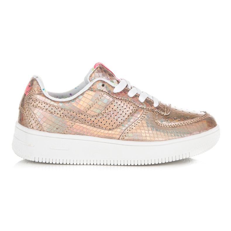 Kylie Lesklé tenisky vícebarevný žlutá oranžový Kylie Lesklé tenisky vícebarevný žlutá oranžový