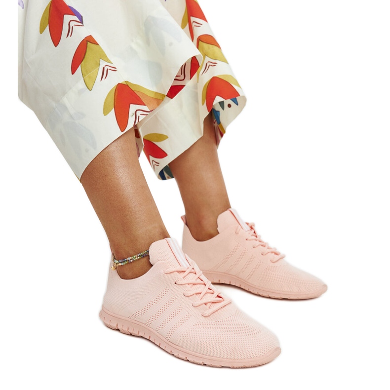 Růžové sportovní tenisky Shukornia růžový