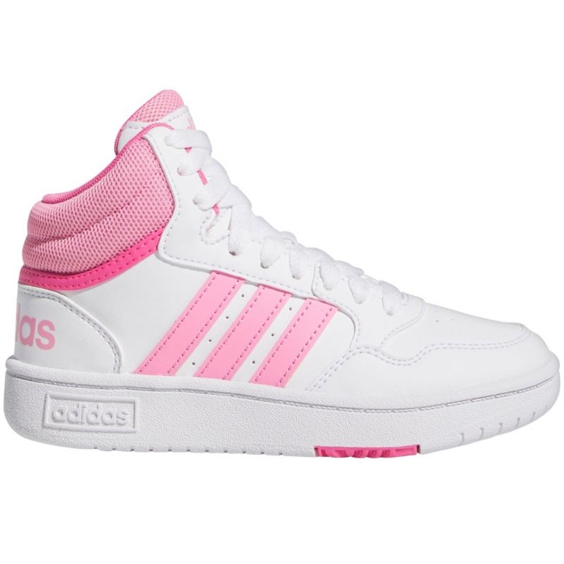 Boty Adidas Hoops 3.0 Mid K IG3716 bílý