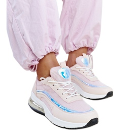 Růžové tenisky s hologramem Jelek růžový Růžové tenisky s hologramem Jelek růžový