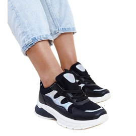 Černé tenisky se silnou podrážkou Matea černý