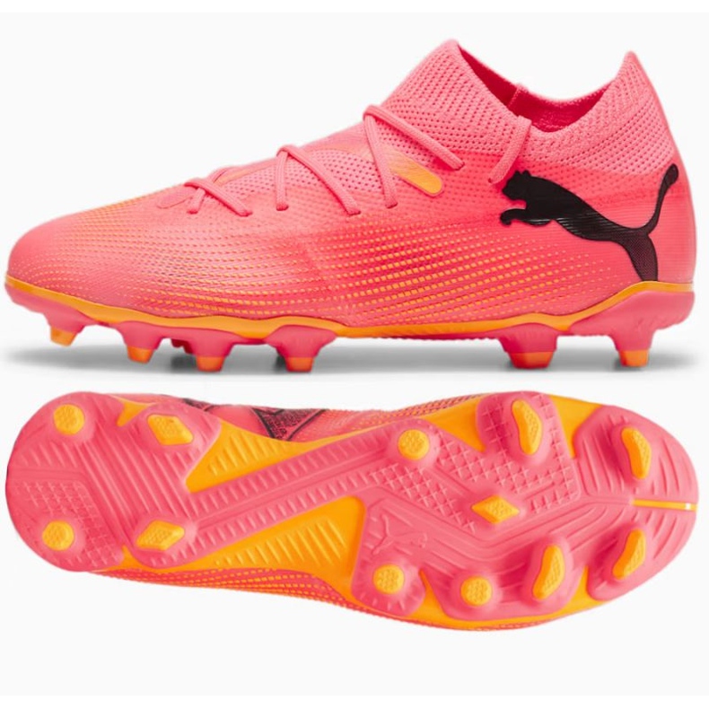 Kopačky Puma Future 7 Match FG/AG Jr 107729-03 růžový