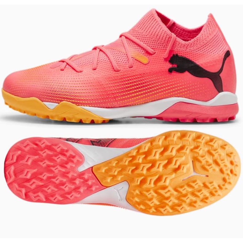 Kopačky Puma Future 7 Match Tt + Mid Jr 107731-03 růžový
