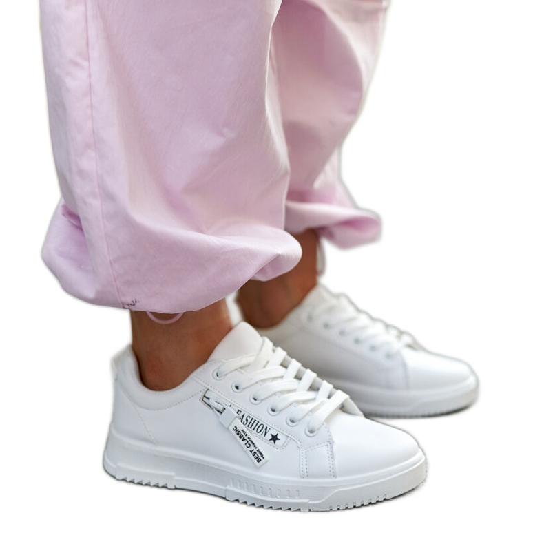 Bílé tenisky z eko kůže Brecht bílý