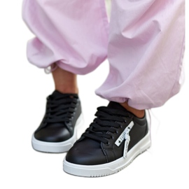 Černé tenisky z eko kůže Brecht černý